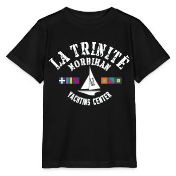 La Trinité sur mer yacht center - T-shirt bio MINI CREATOR Stanley/Stella Enfant - noir - Devant - Mikhail (115cm)