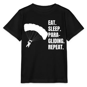 Paragliding Paragliding Paragliding Paragliders - Stanley/Stella MINI CREATOR Kids’ T-Shirt - black - Front - Mikhail (115cm)