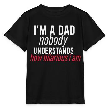 Funny Dad gift Hilarious Father Mens - Stanley/Stella MINI CREATOR Kids’ T-Shirt - black - Front - Mikhail (115cm)