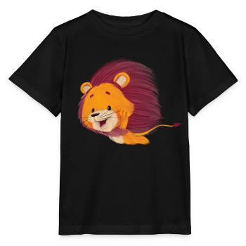 Lio Löwe - Stanley/Stella Kinder T-Shirt MINI CREATOR  - Schwarz - Vorne - Mikhail (115cm)