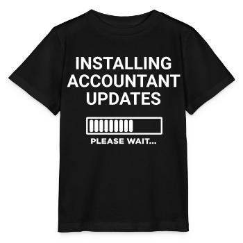 Installing Accountant Updates Please Wait - Stanley/Stella MINI CREATOR Kids’ T-Shirt - black - Front - Mikhail (115cm)
