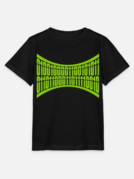 Binär Code Programm Sprache - Stanley/Stella Kinder T-Shirt MINI CREATOR - Schwarz