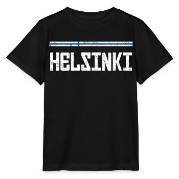 Helsinki - Stanley/Stella Kinder T-Shirt MINI CREATOR  - Schwarz - Vorne - Mikhail (115cm)