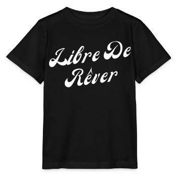 Libre de rêver - T-shirt bio MINI CREATOR Stanley/Stella Enfant - noir - Devant - Mikhail (115cm)