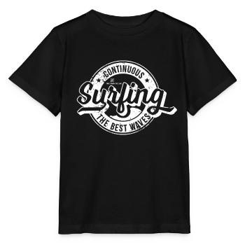 Denim surf label Vintaged - T-shirt bio MINI CREATOR Stanley/Stella Enfant - noir - Devant - Mikhail (115cm)