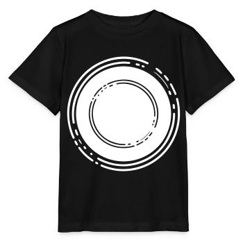 Circle empty symbol placeholder - Stanley/Stella MINI CREATOR Kids’ T-Shirt - black - Front - Mikhail (115cm)