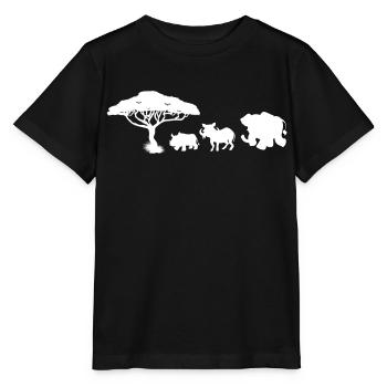 Safari Zoo Animal Safari Zoo - T-shirt bio MINI CREATOR Stanley/Stella Enfant - noir - Devant - Mikhail (115cm)