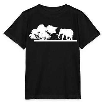 Safari Zoo Animal Safari Zoo - Stanley/Stella Kinder T-Shirt MINI CREATOR  - Schwarz - Vorne - Mikhail (115cm)