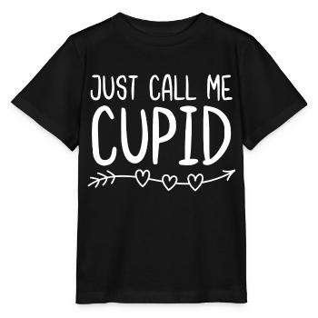 Appelez-moi simplement Cupidon - T-shirt bio MINI CREATOR Stanley/Stella Enfant - noir - Devant - Mikhail (115cm)