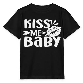 Embrasse-moi bébé - T-shirt bio MINI CREATOR Stanley/Stella Enfant - noir - Devant - Mikhail (115cm)