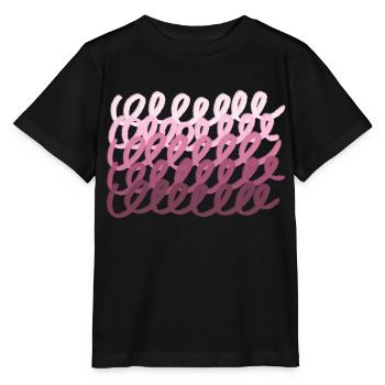 Rosa - Stanley/Stella Kinder T-Shirt MINI CREATOR  - Schwarz - Vorne - Mikhail (115cm)