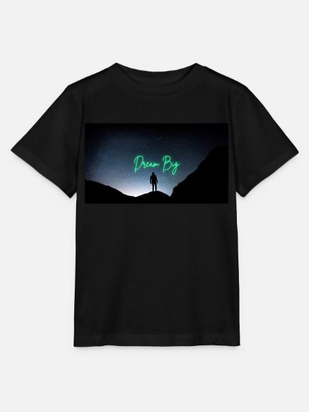 Dream big - Stanley/Stella Kinder T-Shirt MINI CREATOR - Schwarz