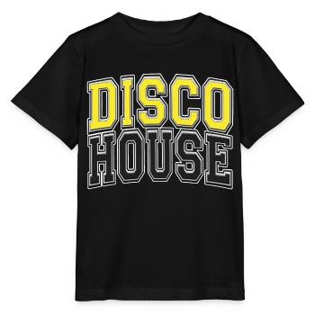 Disco House Varsity Style - Stanley/Stella MINI CREATOR Kids’ T-Shirt - black - Front - Mikhail (115cm)