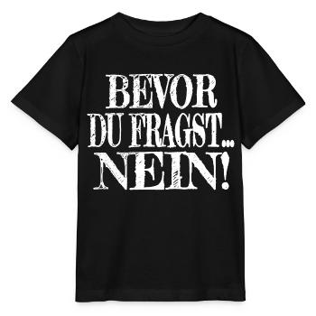 cool spaß bday miezekatze geschenkidee tier - Stanley/Stella Kinder T-Shirt MINI CREATOR  - Schwarz - Vorne - Mikhail (115cm)