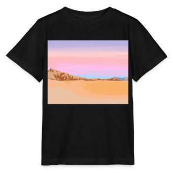 Landscapes #1: the dessert - Stanley/Stella MINI CREATOR Kids’ T-Shirt - black - Front - Mikhail (115cm)
