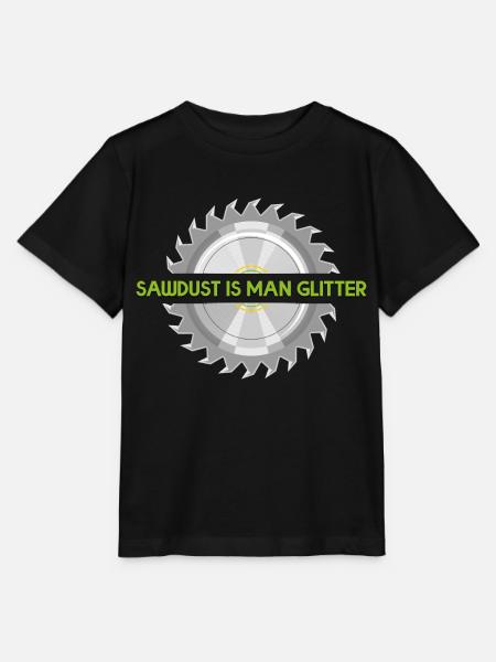 La segatura è un luccichio dell'uomo - Stanley/Stella T-shirt MINI CREATOR til børn - sort