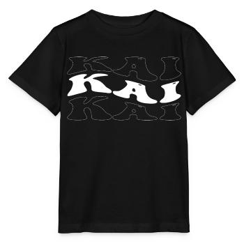 Drôle Kai Groovy 4 Hommes Femmes Cool Kai Tie Dye - T-shirt bio MINI CREATOR Stanley/Stella Enfant - noir - Devant - Mikhail (115cm)