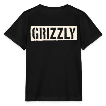 Grizzly Bär Slogan - Stanley/Stella Kinder T-Shirt MINI CREATOR  - Schwarz - Vorne - Mikhail (115cm)