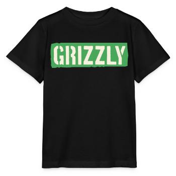 Grizzly Bär Slogan - Stanley/Stella Kinder T-Shirt MINI CREATOR  - Schwarz - Vorne - Mikhail (115cm)