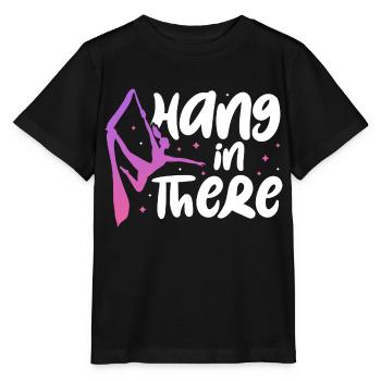 Hang in there - Stanley/Stella Kinder T-Shirt MINI CREATOR  - Schwarz - Vorne - Mikhail (115cm)