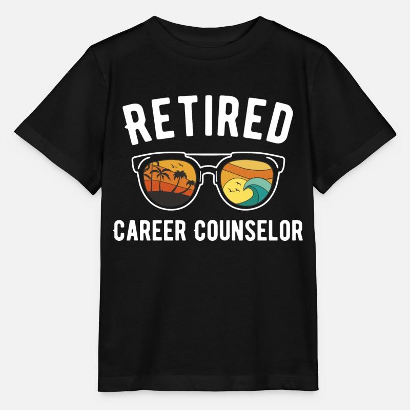 Retired Career Counselor on Beach Vacation - Stanley/Stella Kinder T-Shirt MINI CREATOR - Schwarz