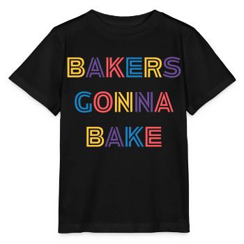 Bäcker werden backen - Stanley/Stella Kinder T-Shirt MINI CREATOR  - Schwarz - Vorne - Mikhail (115cm)