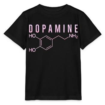 Molécule de dopamine - T-shirt bio MINI CREATOR Stanley/Stella Enfant - noir - Devant - Mikhail (115cm)