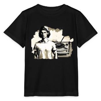 Nicht loslassen - Stanley/Stella Kinder T-Shirt MINI CREATOR  - Schwarz - Vorne - Mikhail (115cm)