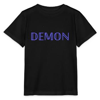 démon V.2 ~ gothstar | Original par. MMJ49 - T-shirt bio MINI CREATOR Stanley/Stella Enfant - noir - Devant - Mikhail (115cm)