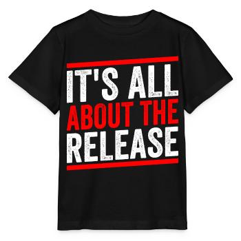 Lâcher prise de l’amateur de lancer de hache expert lanceur de hache - T-shirt bio MINI CREATOR Stanley/Stella Enfant - noir - Devant - Mikhail (115cm)