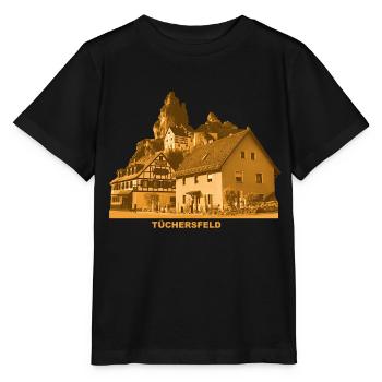 Tuchsfeld, Franconian Switzerland, Bavaria, Pottenstein - Stanley/Stella MINI CREATOR Kids’ T-Shirt - black - Front - Mikhail (115cm)