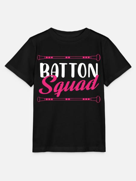 Baton Squad - Stanley/Stella Kinder T-Shirt MINI CREATOR  - Schwarz