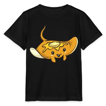 Raies pastenagues, raies manta, raies océaniques, raies - T-shirt bio MINI CREATOR Stanley/Stella Enfant - noir - Devant - Mikhail (115cm)