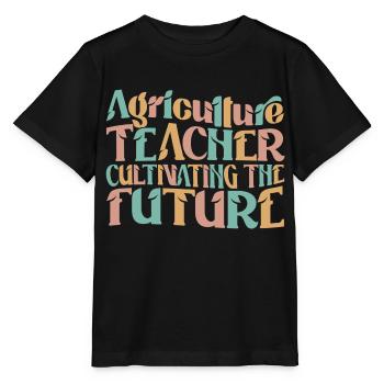 Agricultural teacher training of the future - Stanley/Stella MINI CREATOR Kids’ T-Shirt - black - Front - Mikhail (115cm)