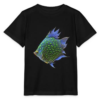 Tropenfisch - Stanley/Stella Kinder T-Shirt MINI CREATOR  - Schwarz - Vorne - Mikhail (115cm)