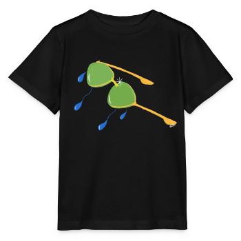 BRILLEN, DIE ICH MIR NICHT KAUFEN KONNTE, ALS ICH JUNG WAR v.Finale - Stanley/Stella Kinder T-Shirt MINI CREATOR  - Schwarz - Vorne - Mikhail (115cm)