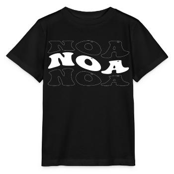 Drôle Noa Groovy 4 Hommes Femmes Cool Noa Tie Dye - T-shirt bio MINI CREATOR Stanley/Stella Enfant - noir - Devant - Mikhail (115cm)