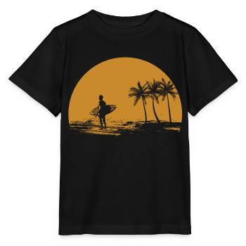 Planche de surf Surfer Sports nautiques - T-shirt bio MINI CREATOR Stanley/Stella Enfant - noir - Devant - Mikhail (115cm)