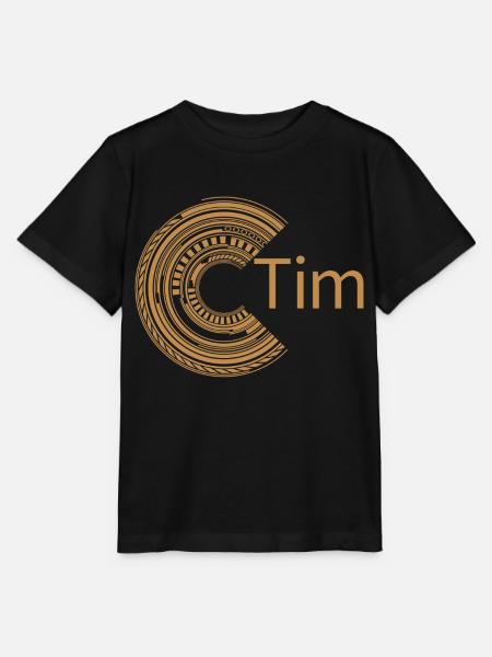 Für Tim - Stanley/Stella Kinder T-Shirt MINI CREATOR - Schwarz