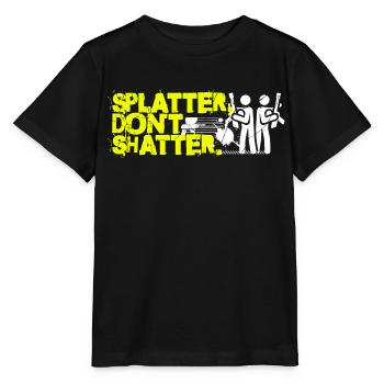 Paintball - T-shirt bio MINI CREATOR Stanley/Stella Enfant - noir - Devant - Mikhail (115cm)