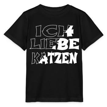 meerkatze spruch hauskatze humor geschenkidee cool - Stanley/Stella Kinder T-Shirt MINI CREATOR  - Schwarz - Vorne - Mikhail (115cm)