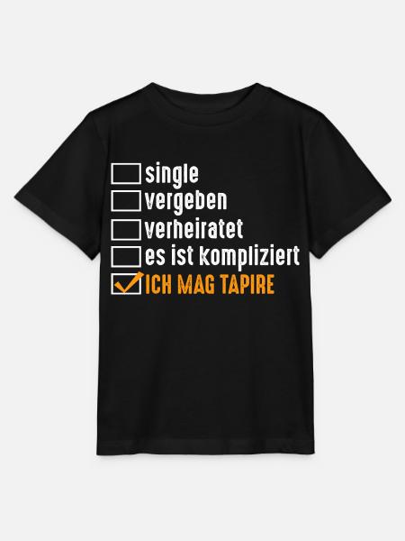 Tapir - Stanley/Stella Kinder T-Shirt MINI CREATOR - Schwarz