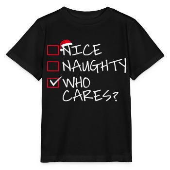 Sympa coquine qui s’en soucie ? - T-shirt bio MINI CREATOR Stanley/Stella Enfant - noir - Devant - Mikhail (115cm)