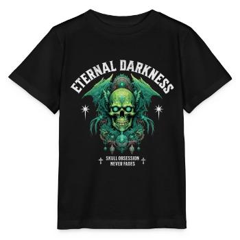 Skull Skull Skeleton Dark Dark - Stanley/Stella MINI CREATOR Kids’ T-Shirt - black - Front - Mikhail (115cm)