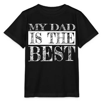 btc fun funny love present family crest amusing - Stanley/Stella MINI CREATOR Kids’ T-Shirt - black - Front - Mikhail (115cm)