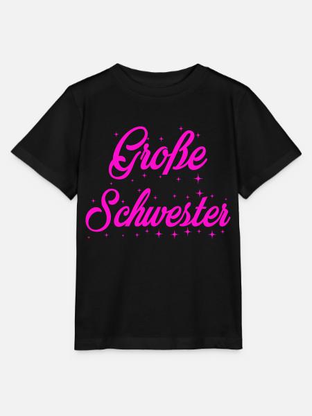 große schwester - Stanley/Stella Kinder T-Shirt MINI CREATOR - Schwarz