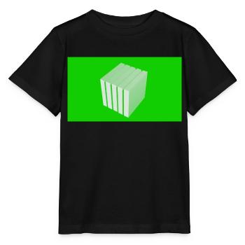 Cube - Stanley/Stella MINI CREATOR Kids’ T-Shirt - black - Front - Mikhail (115cm)