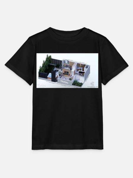Wohnung - Stanley/Stella Kinder T-Shirt MINI CREATOR  - Schwarz
