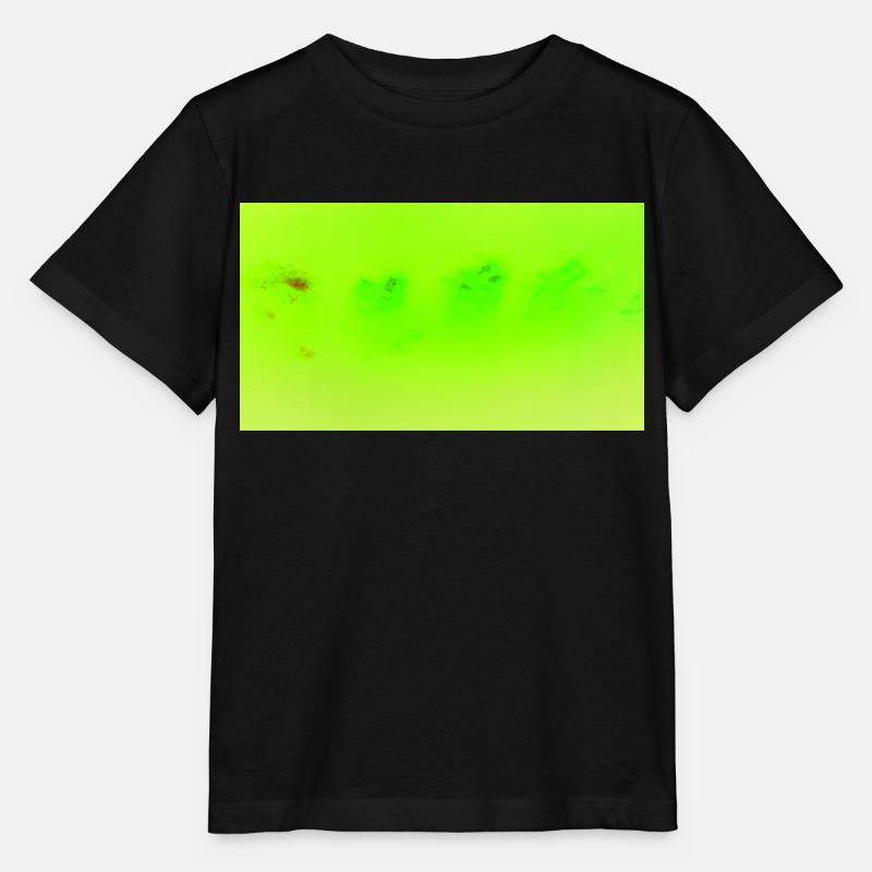 Vert fluo 15 - T-shirt bio MINI CREATOR Stanley/Stella Enfant - noir