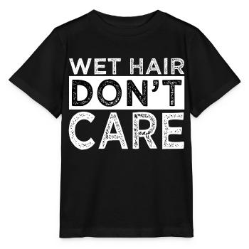 swimming swim funny swimming gift idea biker - Stanley/Stella MINI CREATOR Kids’ T-Shirt - black - Front - Mikhail (115cm)